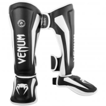 Щитки Venum Elite Black/White Щитки Venum Elite Black/White