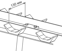 Стойка для хранения 5-ти пар гантелей Aerofit AFDBR5, фото 2