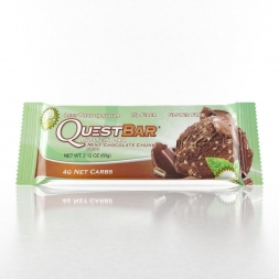 Батончик Quest Nutrition Quest Protein Bar Mint chocolate chank (Печенье с мятным шоколадом) 12 шт, фото 2 Батончик Quest Nutrition Quest Protein Bar Mint chocolate chank (Печенье с мятным шоколадом) 12 шт, фото 2