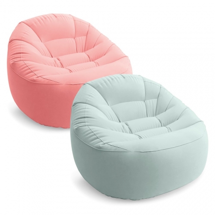 68590NP Надувное кресло 112х104х74см "Beanless Bag" 2 цвета, фото 1