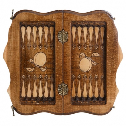 Шахматы + Нарды резные "Арарат" 30, Ohanyan, фото 4