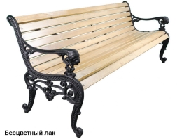 Скамейка уличная Лев, Сосна 2 м, фото 1 Скамейка уличная Лев, Сосна 2 м, фото 1