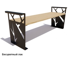 Скамейка уличная Березка, Сосна 0,6 м, фото 1 Скамейка уличная Березка, Сосна 0,6 м, фото 1