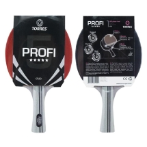 Ракетка для настольного тенниса TORRES Profi 5*, для спортсменов Ракетка для настольного тенниса TORRES Profi 5*, для спортсменов
