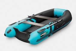 GLADIATOR E 300 S AIR SPORT Черно-бирюзовый моторная лодка ПВХ, фото 2 GLADIATOR E 300 S AIR SPORT Черно-бирюзовый моторная лодка ПВХ, фото 2