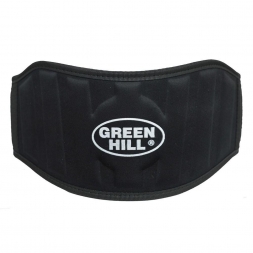 Пояс тяжелоатлетический "GREEN HILL", размер XL (дл. 115 см), черный