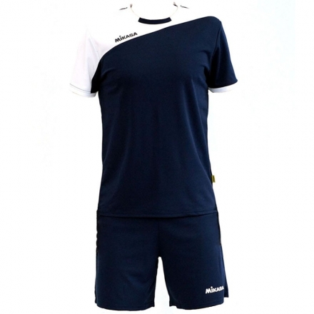 Форма волейб. муж. "MIKASA", арт. MT351-061-L, р.L, 100% полиэстер, темносине-белый, фото 1
