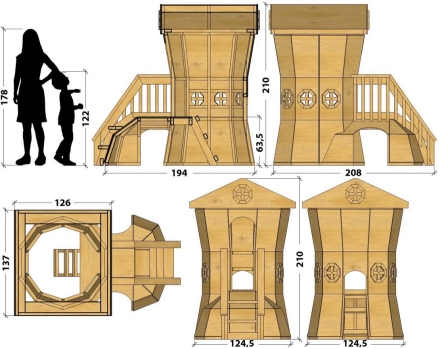 Игровой домик TORUDA WOOD Башмачок, фото 3