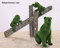 Топиари композиция Мишки на дереве, 4 шт - Deluxe Greeen, фото 2