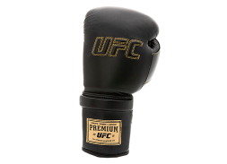 (UFC Премиальные тренировочные перчатки на шнуровке черные - 18 Oz), фото 1 (UFC Премиальные тренировочные перчатки на шнуровке черные - 18 Oz), фото 1