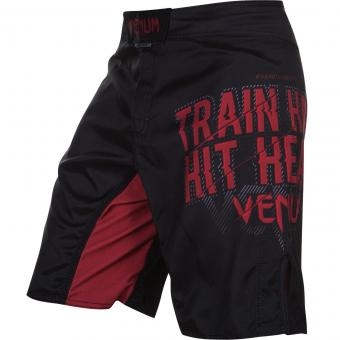 Шорты ММА Venum Train Hard Hit Heavy Black, фото 1