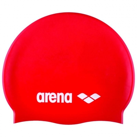 Шапочка для плавания "ARENA Classic Silicone Jr", детская, красный, силикон, фото 1