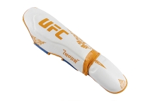 (UFC Premium True Thai Защита голени, цвет белый/голубой, размер M)