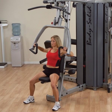 ОПЦИЯ к DGYM Двухпозиционный тренажер многофункциональный жим и верхняя тяга с весовым стеком 95 кг, фото 1
