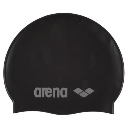 Шапочка для плав. дет. "ARENA Classic Silicone Jr", арт.9167055, ЧЕРНЫЙ, силикон, фото 1