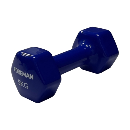Виниловые гантели для аэробики FOREMAN IVD-KG 5 кг пара, фото 1