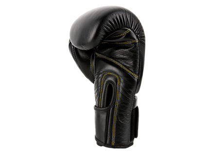 (UFC Премиальные тренировочные перчатки на липучке чёрные - 16 Oz), фото 3