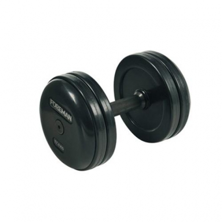 Гантели фиксированные обрезиненные в сборе FOREMAN FP/RUB-EPR/27.5KG, пара, фото 1
