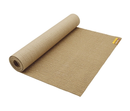 Коврик для йоги HUGGER MUGGER Sattva Jute Mat бежевый, фото 1