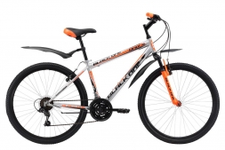 Велосипед Black One Onix 26 серебристо-оранжевый 20"