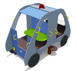 Игровой макет Автобус ДПС ВСТ 5624 для детской площадки, фото 2 Игровой макет Автобус ДПС ВСТ 5624 для детской площадки, фото 2