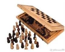 Игра 3 в 1- Шахматы+шашки+нарды (Россия) Игра 3 в 1- Шахматы+шашки+нарды (Россия)
