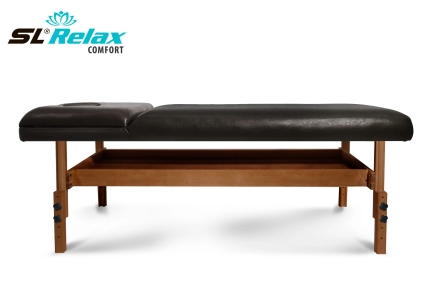 Массажный стол Relax Comfort черная кожа, фото 3