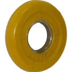 Диск обрезиненный цветной BARBELL 1,25 кг., d51мм Диск обрезиненный цветной BARBELL 1,25 кг., d51мм