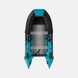 Gladiator B 370 AL LIGHT Черно-бирюзовый моторная лодка ПВХ Алюминиевый пайол, фото 3 Gladiator B 370 AL LIGHT Черно-бирюзовый моторная лодка ПВХ Алюминиевый пайол, фото 3