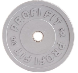 Диск для штанги каучуковый, цветной PROFI-FIT D-51, 5 кг, фото 7 Диск для штанги каучуковый, цветной PROFI-FIT D-51, 5 кг, фото 7