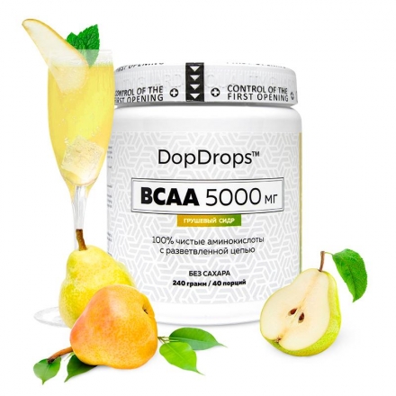 BCAA 5000мг 40serv Грушевый cидр, фото 1