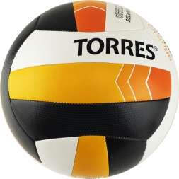 Мяч вол. "TORRES Simple Orange" арт.V32125, р.5, синт.кожа (ТПУ), маш. сшивка, бут.кам,бел-гол-оранж, фото 2 Мяч вол. "TORRES Simple Orange" арт.V32125, р.5, синт.кожа (ТПУ), маш. сшивка, бут.кам,бел-гол-оранж, фото 2