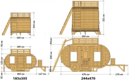 Игровой домик TORUDA WOOD Счастливый фургон, фото 3
