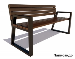 Скамейка уличная Кёльн, Сосна 2 м, фото 4