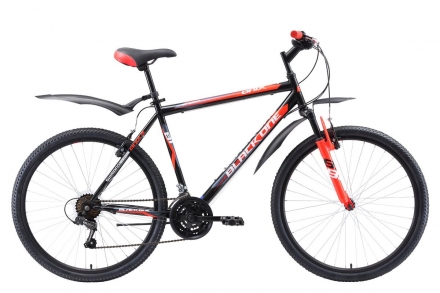 Велосипед Black One Onix 26 чёрный/красный/белый 20", фото 1