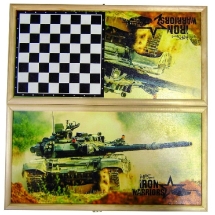 Нарды средние Iron Warriors series Танк-1, 500х250мм Нарды средние Iron Warriors series Танк-1, 500х250мм