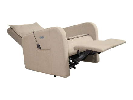 Кресло-реклайнер электрический с массажем FUJIMO E-COMFORT CHAIR Ваниль, фото 9