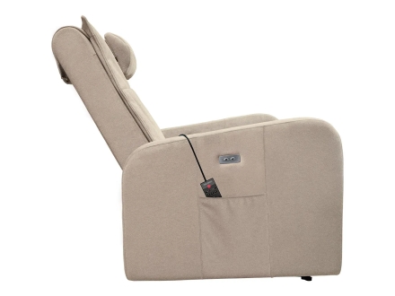 Кресло-реклайнер электрический с массажем FUJIMO E-COMFORT CHAIR Ваниль, фото 7