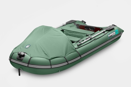 Gladiator C 330 AL ACTIVE Зеленый моторная лодка ПВХ Алюминиевый пайол, фото 1