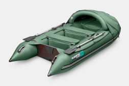 Gladiator C 330 AL ACTIVE Зеленый моторная лодка ПВХ Алюминиевый пайол, фото 2