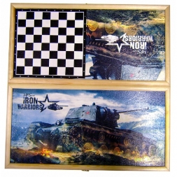 Нарды средние Iron Warriors series Танк-3, 500х250мм Нарды средние Iron Warriors series Танк-3, 500х250мм