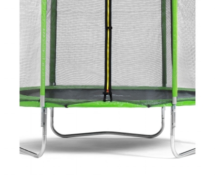 Батут DFC Trampoline Fitness 12ft наружн.сетка, св.зел. (366см) (два короба), фото 3