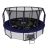 Батут Unix line Supreme Game 14 ft (blue) с защитной сеткой