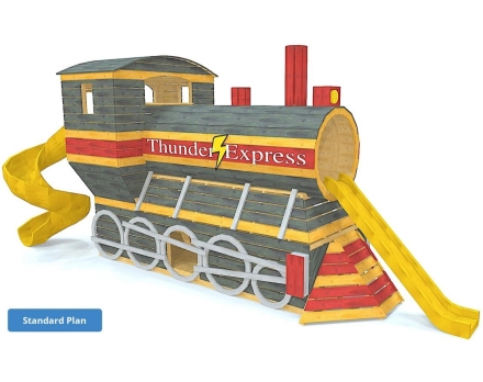 Игровой комплекс TORUDA WOOD Большой поезд, фото 2