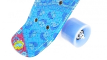 Скейт пластиковый 22х6"-18, синий