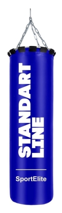 Мешок боксерский SportElite STANDART LINE  90см, d-30, 30кг, синий, фото 1