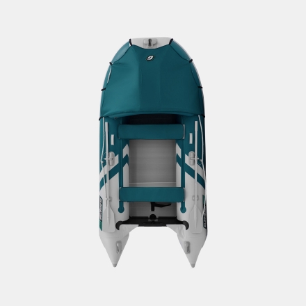 Gladiator C 330 AL ACTIVE Морской зеленый-белый моторная лодка ПВХ Алюминиевый пайол, фото 4