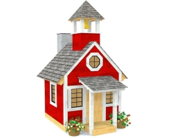 Игровой домик TORUDA WOOD Школа, фото 2