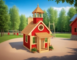 Игровой домик TORUDA WOOD Школа, фото 1