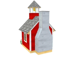 Игровой домик TORUDA WOOD Школа, фото 3